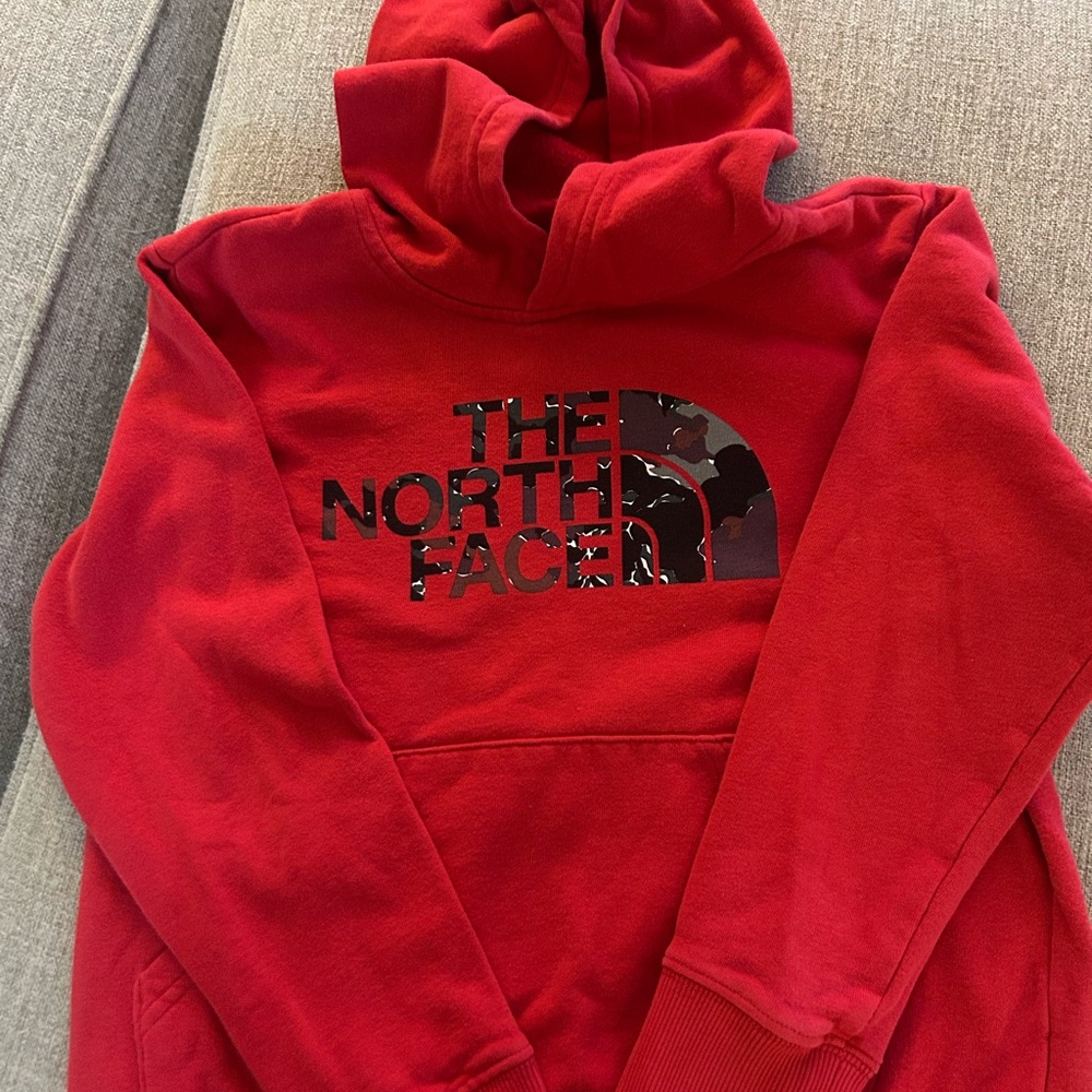 The North Face Vibrant Red Youth Hoodie